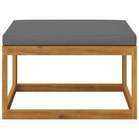 vidaXL 6 Piece Patio Lounge Set with Cushions Solid Acacia Wood