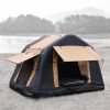 Foldable 2-3 People Amphibious Inflatable Car Roof Top Tent for camping Outdoor Glamping Camping Tent for SUV,Truck( Without Ladder, Two-tone Style