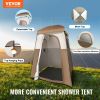 VEVOR Camping Shower Tent, 66" x 66" x 87" 1 Room Oversize Outdoor Portable Shelter, Privacy Tent with Detachable Top, Pockets