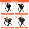 Portable Charcoal Grill - Mini BBQ Grill - Small Table Top Charcoal Grill for Camping, Outdoor Cooking - Foldable Camping Grill for Picnics