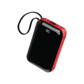 Universal Charging Companion  Power Bank - Suitable For A Variety Of Scenarios, With Portability And Multiple Capacities, Fast Charging And Wireless C (Color: Red)