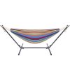 Free shipping  Hammock & Steel Frame Stand Swing Chair Home/Outdoor Backyard Garden Camp Sleep YJ
