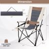 Portable Lumbar Back Camping Chairs for Outdoors