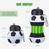 Portable Water Bottle with Straw for Camping & Hiking & Fitness